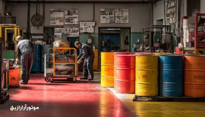 روغن موتور در نرماشیر و ارزوئیه